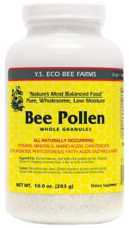 YS Organic Bee Farms   Low Moisture Bee Pollen Whole Granules   10 oz.