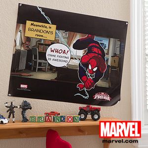 Personalized Spiderman Posters   18 x 24