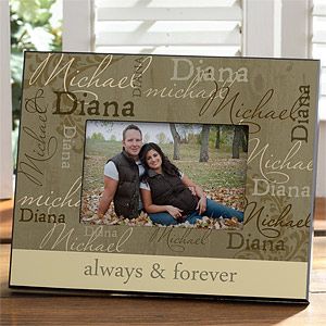Personalized Picture Frames   Loving Couple