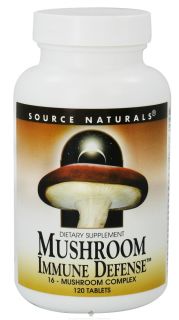 Source Naturals   Mushroom Immune Defense   120 Tablets