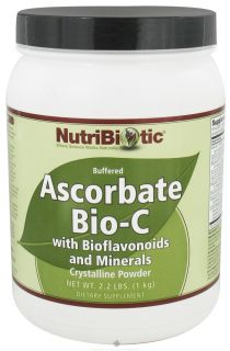 Nutribiotic   Ascorbate Bio C Crystalline Powder with Bioflavonoids and Minerals   2.2 lbs.