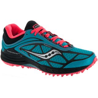 Saucony Peregrine 3 Saucony Womens Running Shoes Teal/Black/Coral