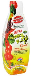 Natures Plus   Ultra Source Of Life Liquid Mango Pineapple Flavor   30 oz.