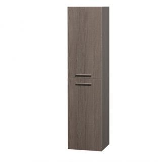 Amare Wall Cabinet by Wyndham Collection   Gray Oak