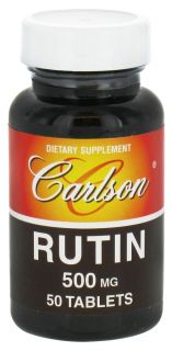 Carlson Labs   Rutin 500 mg.   50 Tablets