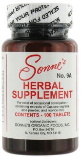 Sonnes   Herbal Supplement #9a   100 Tablets