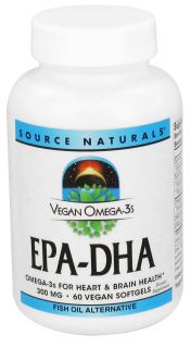 Source Naturals   EPA DHA 300 mg. 60 Vegan Softgels