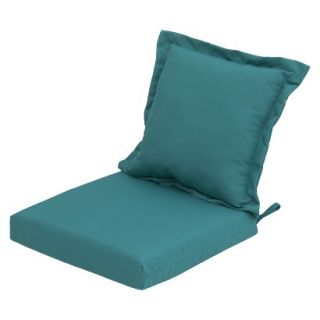 Threshold Outdoor Pillow Back Dining Cushion   Turquoise