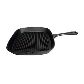 Cast Iron Grill Pan with Handle, Dia 24cm x H3.5cm