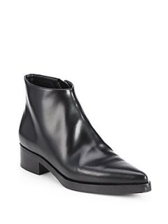 Stella McCartney Faux Leather Ankle Boots   Black