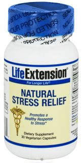 Life Extension   Natural Stress Relief   30 Vegetarian Capsules