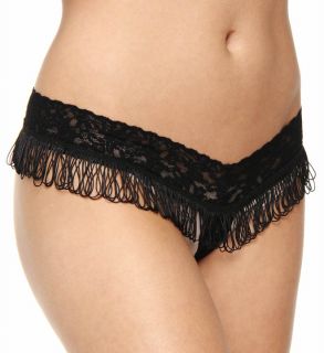 Hanky Panky 481634 After Midnight Fringe Benefits Crotchless Thong