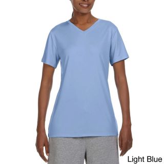 Hanes Womens Cool Dri V neck T shirt