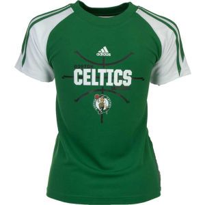 Boston Celtics adidas NBA Youth Laced Out Crew T Shirt