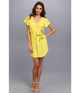 Rebecca Taylor Flutter Dress Womens Dress (Yellow)