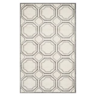Safavieh Amala In/Out Area Rug   Light Gray (5x8)
