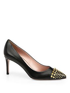 Gucci Coline Studded Leather Pumps