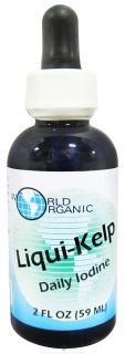 World Organic   Liqui Kelp Daily Iodine   2 oz.
