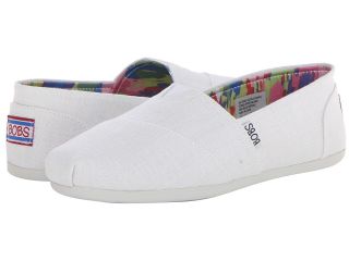 BOBS from SKECHERS Bobs Plush   Memories Womens Shoes (White)