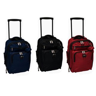 Verucci Expandable Rolling Carry on 18 inch Backpack