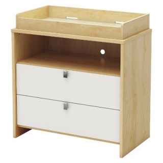South Shore Dainty Changing Table   Champagne and White