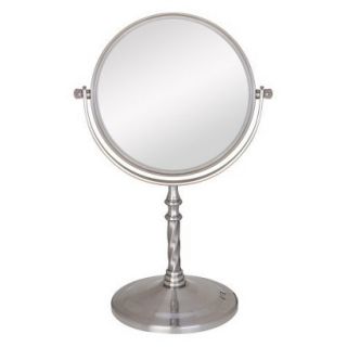 Zadro Two Sided Swivel Vanity Mirror   1X & 5X Magnification