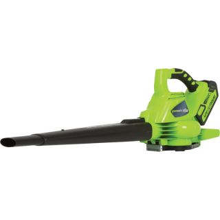 GreenWorks G MAX Blower/Vac   DigiPro 40V, 4.0Ah Li Ion, 170 MPH, Model 24322