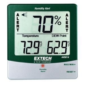 Extech Instruments Big Digit Humidity Alert Hygro Thermometer 445814