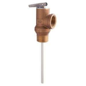 Watts 3/4 in. Cast Brass FPT 150 lb. Temperature and Pressure Valve 100XL
