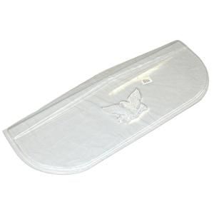 MacCourt 40 in. x 17 in. Circular Low Profile Plastic Window Well Cover 4017CH