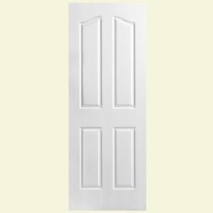 Masonite Textured 4 Panel Hollow Core Primed Composite Interior Door Slab 25278