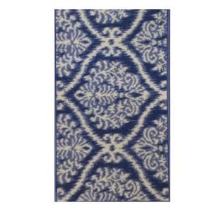 Shaw Living Belosa Blue 1 ft. 7.5 in. x 3 ft. Kitchen Scatter Rug 19A18NY400