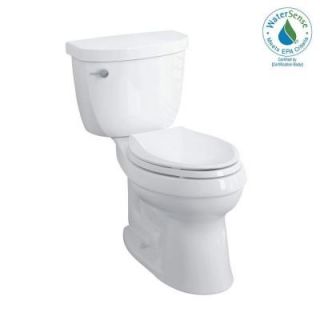 KOHLER Cimarron 2 Piece Elongated Toilet in White 3609 U 0
