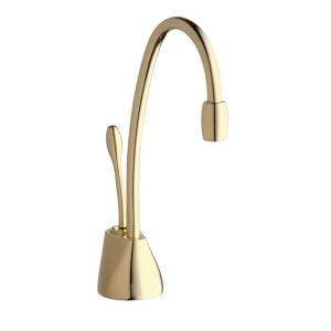 InSinkErator Indulge Contemporary French Gold Instant Hot Water Dispenser Faucet Only F GN1100FG