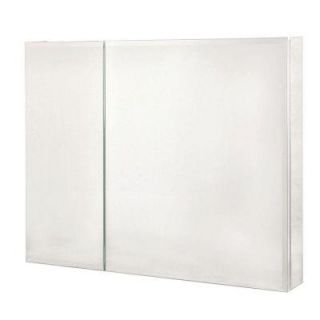 Pegasus 36 in. x 30 in. Recessed or Surface Mount Medicine Cabinet in Bi View Beveled Mirror SP4587