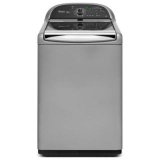 Whirlpool Cabrio Platinum 4.8 cu. ft. High Efficiency Top Load Washer with Steam in Chrome Shadow, ENERGY STAR WTW8900BC