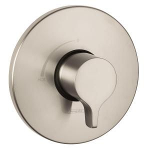 Hansgrohe Metris S/E 1 Handle Pressure Balance Valve Trim Kit in Brushed Nickel (Valve Not Included) 04355820