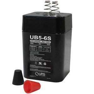 UPG SLA Lantern 6 Volt S2 Spring Terminal Battery UB650S Lantern