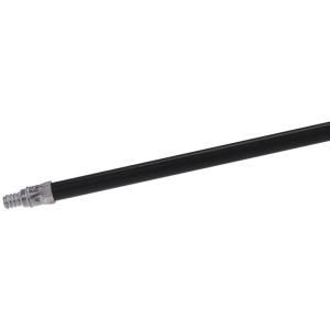 Carlisle Flo Pac 60 in. L x 15/16 in. D Plastic Coated Steel Handle with Metal Threaded Tip Black 362027503
