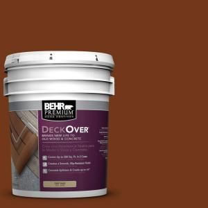 BEHR Premium DeckOver 5 gal. #SC 130 California Rustic Wood and Concrete Paint 500005
