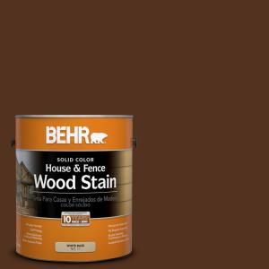 BEHR 1 gal. #SC 123 Valise Solid Color House and Fence Wood Stain 03001