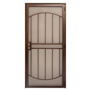 Unique Home Designs Arcada 36 in. x 80 in. Copper Steel Security Door IDR06400362063