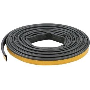 MD Building Products 1/2 in. x 20 ft. Black Silicone Door Seal 68668