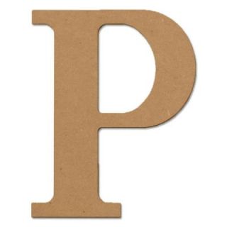 Design Craft MIllworks 8 in. MDF Classic Wood Letter (P) 47375