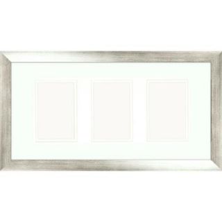 PTM Images 3 Opening 4 in. x 6 in. Matted Silver Photo Collage Frame (Set of 2) 8 0002A SILVER