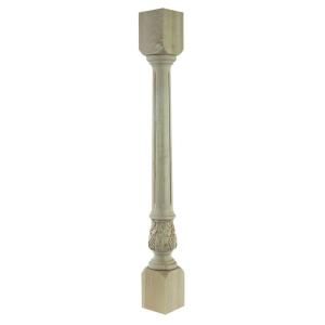 Foster Mantels Fluted Grape 4 1/2 in. x 42 in. x 4 1/2 in. Maple Column C152MP