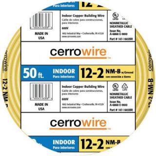 Cerrowire 50 ft. 12/2 NM B Wire 147 1602BR