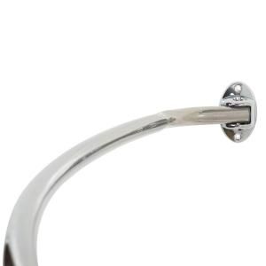 Zenith Single Curved Shower Rod in Stainless Steel 35601ST