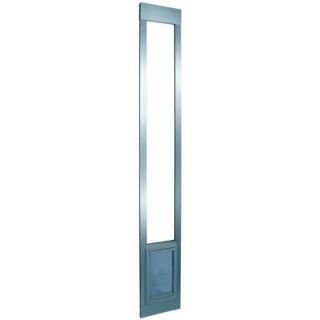 Ideal Pet Products 15 in. x 20 in. Super Large Mill Aluminum Pet Patio Door with 12 in. Rise 80PATSLMR12