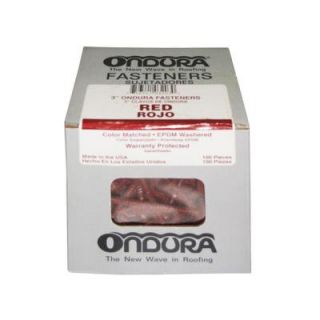 Ondura 3 in. Red Nails (100 Pack) 3203